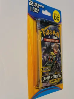 Pokemon Unbroken Bonds DG 2 Mini Booster Packs + 1 Bonus Card NEW - Image 3