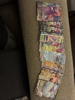 15 V Max and Ex Pokemon Cards Lot Holo Rare - Image 1
