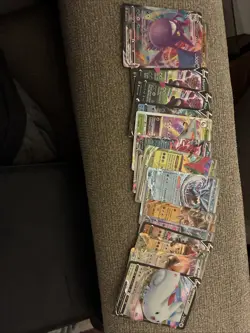 15 V Max and Ex Pokemon Cards Lot Holo Rare - Image 2