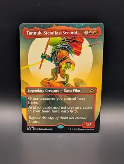 MTG - Tannuk, Steadfast Second - BORDERLESS - Leg Creature - EOE #296 - Mythic - Image 1