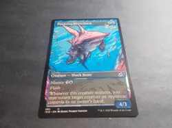 Pouncing Shoreshark x1 (Showcase) MTG Ikoria Blue Uncommon Creature NM - Image 1