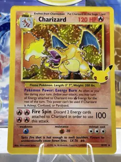 Charizard 4/102 - Pokemon Celebrations 25th Anniversary Classic Set - NM / mint - Image 1
