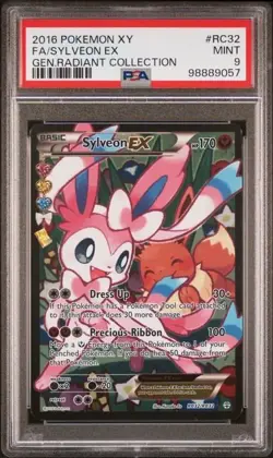 PSA MINT 9 - Sylveon EX #RC32 Pokemon XY Generations: Radiant Collection Holo - Image 1