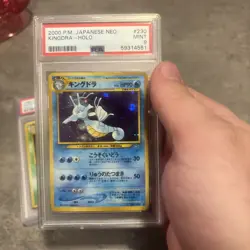 Kingdra 230 Neo Genesis Holo Rare Japanese Pokemon 2000 PSA 9 - Image 1