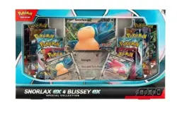 Pokemon Snorlax Ex & Blissey Ex Special Collection Box! Walmart Exclusive, 8Pks - Image 1