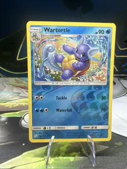 Wartortle 24/181- Pokemon TCG Sun & Moon - Team Up Reverse Holo - RARE NM - Image 2