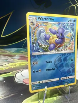 Wartortle 24/181- Pokemon TCG Sun & Moon - Team Up Reverse Holo - RARE NM - Image 4