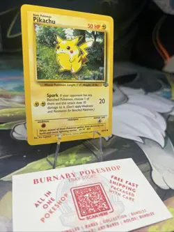 PIKACHU 60/64 -1999 POKEMON JUNGLE SET - UNLIMITED RARE TCG - Image 4