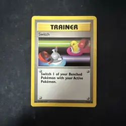 Pokemon TCG Switch Base Set 95/102 Regular Unlimited Common Trainer D31 - Image 1