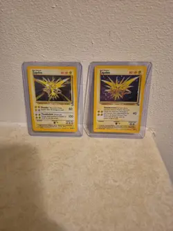 Pokemon TCG Zapdos Holo Rare Package Deal 20/130 - 15/62 Base Set 1999 - Image 4