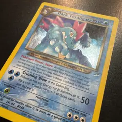Pokemon TCG Dark Feraligatr Holo Rare Neo Destiny, 5/105 MP - Image 2