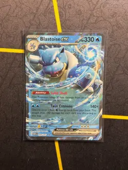 Blastoise ex 009/165 - Pokemon TCG Scarlet & Violet 151 Ultra Rare Card NM - Image 1