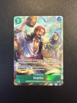 One Piece Shanks OP14-027 Alt Art R The Azure Sea's Seven English NM - Image 1