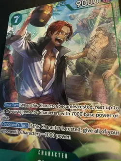 One Piece Shanks OP14-027 Alt Art R The Azure Sea's Seven English NM - Image 3