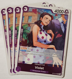 ONE PIECE TCG: Violet OP10-062 Rare x4 Royal Blood - Image 1