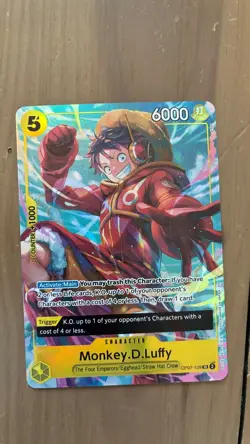 Monkey D Luffy One Piece Illustration Box Vol 3 Promo Art SR OP07-109 B PARALLEL - Image 1
