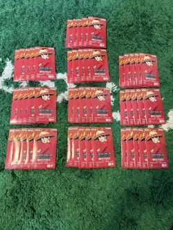 LOT OF 50 One Piece OP-13 Carrying on His Will Sleeved Blister Booster Packs - Image 1