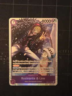 Rosinante & Law EB04-038 SR - THE AZURE SEA'S SEVEN ENGLISH OP14 - One Piece TCG - Image 1