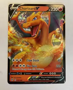 Pokemon Charizard V Ultra Rare Darkness Ablaze NM 019/189 Card Near Mint - Image 1