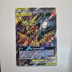Moltres Zapdos & Articuno GX SM210 Promo tag team legendary birds pokemon card - Image 1
