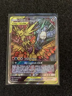 Moltres Zapdos Articuno GX SM210 Alt Art Promo Tag Team Pokemon Card - Image 1