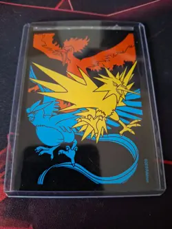 Moltres & Zapdos & Articuno GX SM210 - Black Star Promo - Tag Team Pokemon Card - Image 2