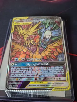Moltres & Zapdos & Articuno GX SM210 - Black Star Promo - Tag Team Pokemon Card - Image 3