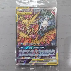 Moltres Zapdos Articuno GX Tag Team SM210 Sealed Pokemon Card Black Star Promo - Image 1
