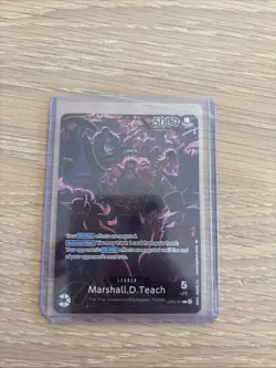 One Piece 2nd Anniversary Set Four Emperors - Marshall D. Teach OP09-081 Leader - Image 1