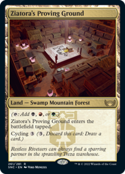 x1 Ziatora's Proving Ground R MTG Streets of New Capenna M/NM, English - Image 1