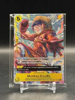 One Piece - Monkey D. Luffy - Alt Art Promo Card - SR - OP07-109 - NM Sealed - Image 1