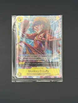 One Piece - Monkey D. Luffy - Alt Art Promo Card - SR - OP07-109 - NM Sealed - Image 1