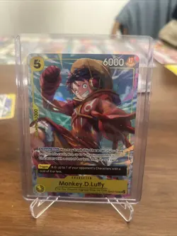 One Piece - Monkey D. Luffy - Alt Art Promo Card - SR - OP07-109 - NM Sealed - Image 1
