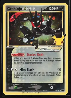 Greninja Star SWSH144 SWSH: Sword & Shield Black Star Promo Pokemon Card - Image 1