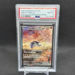 PSA 10 2023 Pokemon Scarlet Violet Great Tusk SIR 246/198 (English) - Image 1