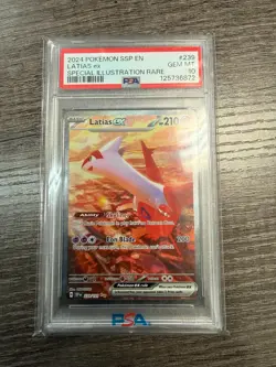 Pokemon 2024 Latias ex 239/191 SIR Surging Sparks GEM MINT PSA 10 - Image 1