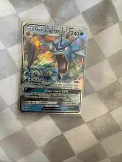 Pokemon TCG Gyarados GX 18/111 Crimson Invasion 2017 Ultra Rare Card NM - Image 1