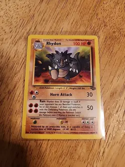 Rhydon 45/64 Unlimited Jungle Uncommon Pokemon Card - Image 1