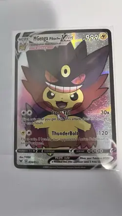 Gengar Pikachu Fan Made Pokemon Card - Image 1