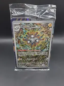 Pokemon TCG Surging Sparks Magneton SVP159 Black Star Promo Card Sealed - Image 1