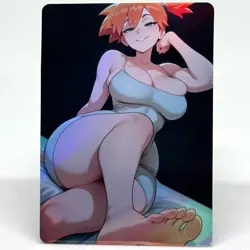 Pokemon Misty Goddess Anime Waifu ACG Foil Card - Image 1