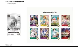 One Piece Promotion Card CS 25-26 Event Pack - Championship O-Nami Zoro Tony - Image 2