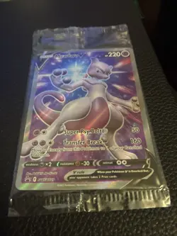 Mewtwo V SWSH229 SWSH: Sword & Shield Holo Sealed Promo Pokemon Card Sealed NM - Image 2