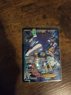 Pokemon TCG 2015 Team Aqua's Kyogre EX Full Art Holo Card 6/34 Double Crisis - Image 1