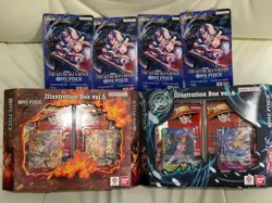 One Piece Card Game Lot - Illustration Box Vol.5 Vol.6 + OP14 packs SEALED x 4 - Image 1