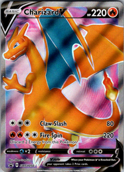 Charizard V SWSH050 Black Star Promo Champions Path Sealed Card - Image 1