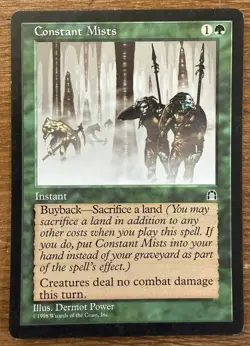 1x NM Constant Mists Magic the Gathering MTG Stronghold - Image 1