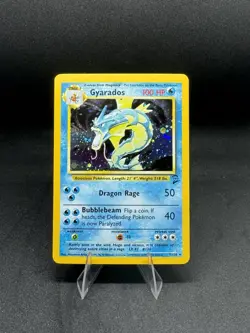 Pokemon TCG Gyarados Base Set 2 7/130 Holo Unlimited Holo Rare NM - Image 1