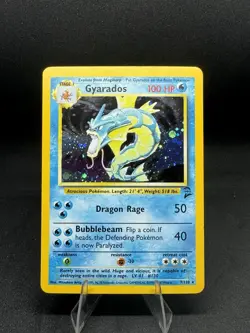 Pokemon TCG Gyarados Base Set 2 7/130 Holo Unlimited Holo Rare NM - Image 3