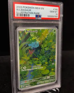 PSA 10 Bulbasaur 166/165 Illustration Rare SV151 151 Set English MEW - Image 4